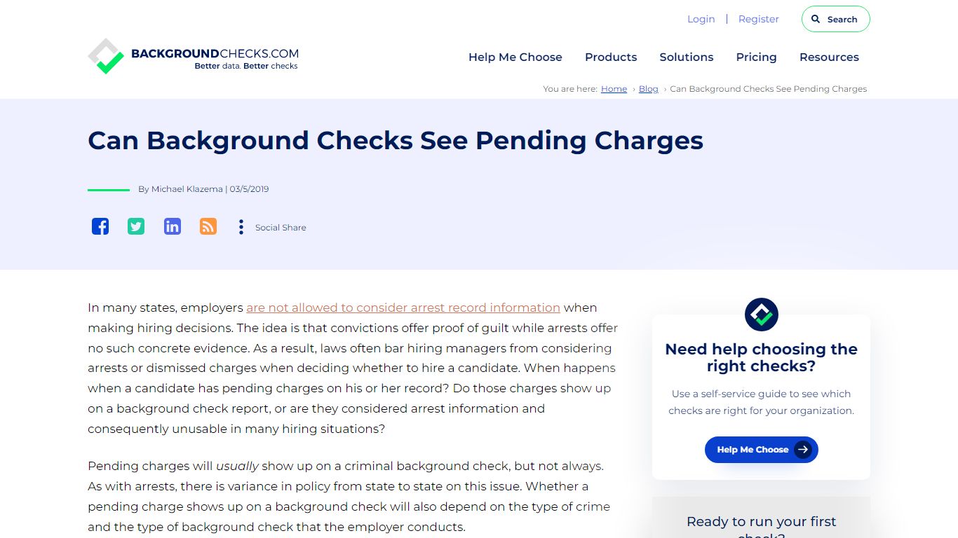 Can Background Checks See Pending Charges